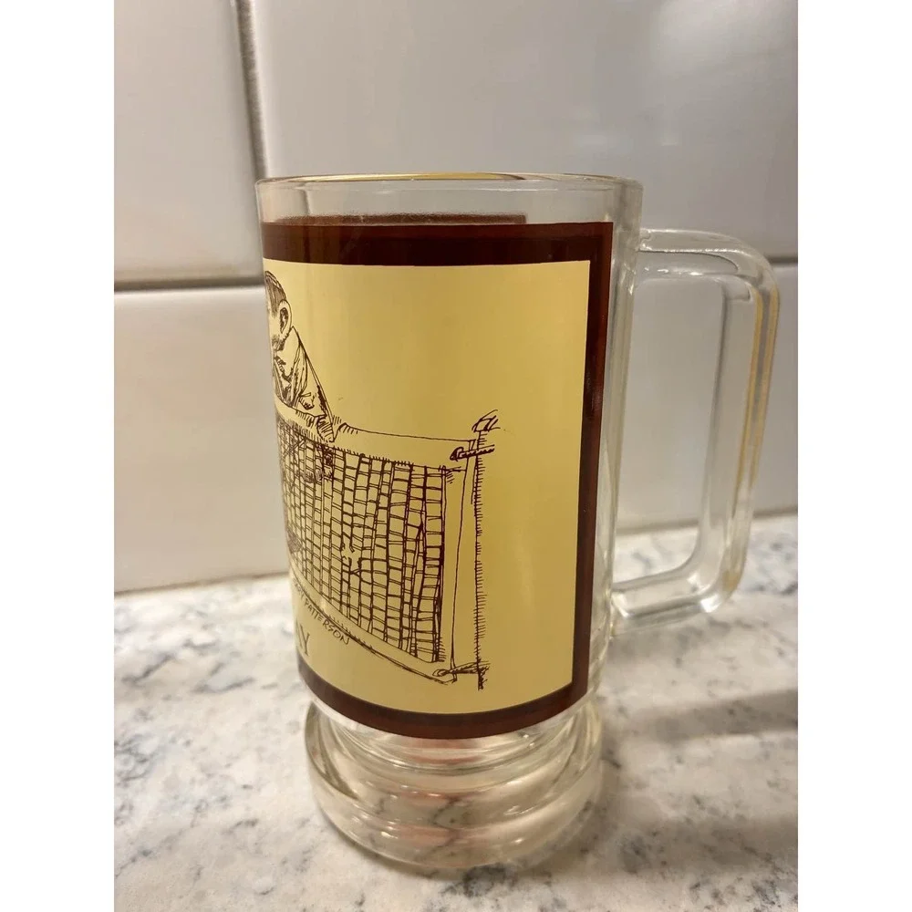 Vintage Gary‎ Patterson Arby's 1982 Tennis Glasses Set of 2 Retro Collectible